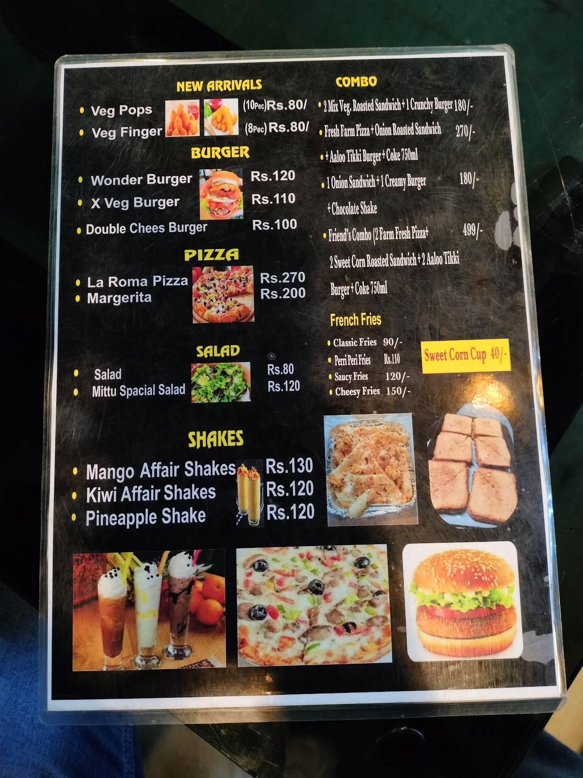 Mithu Grilled menu