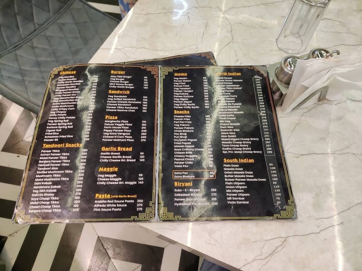 Mitra Food Court menu