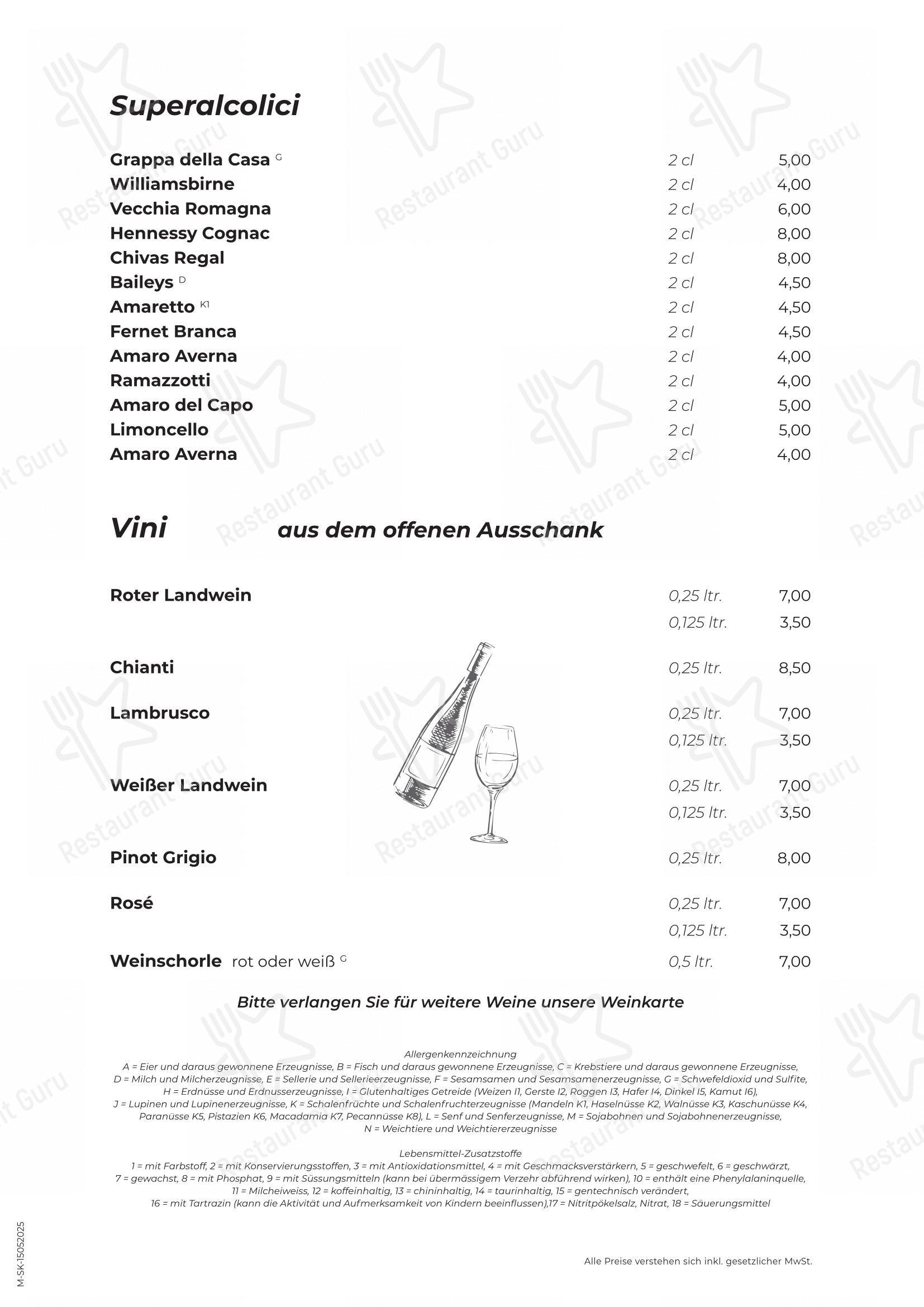 菜单 pour Modesto's dans Vaterstetten