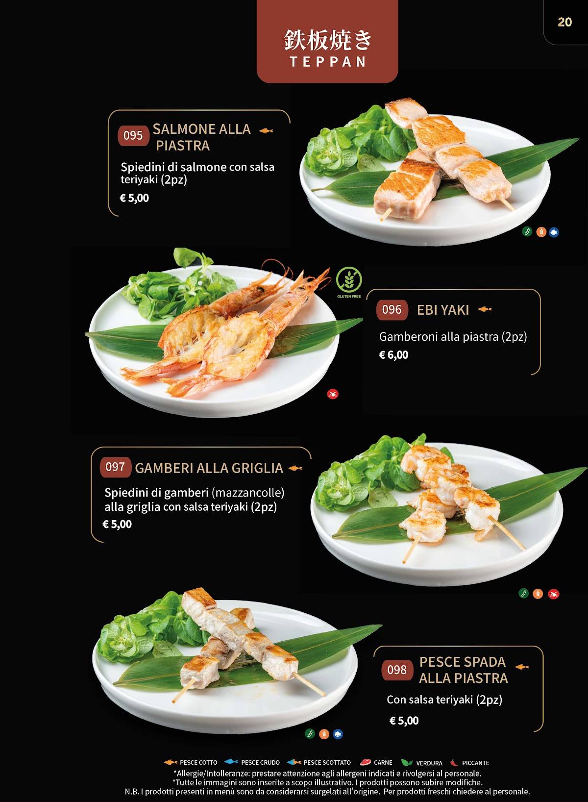 Menu di Gohan Modica - Ristorante Giapponese 