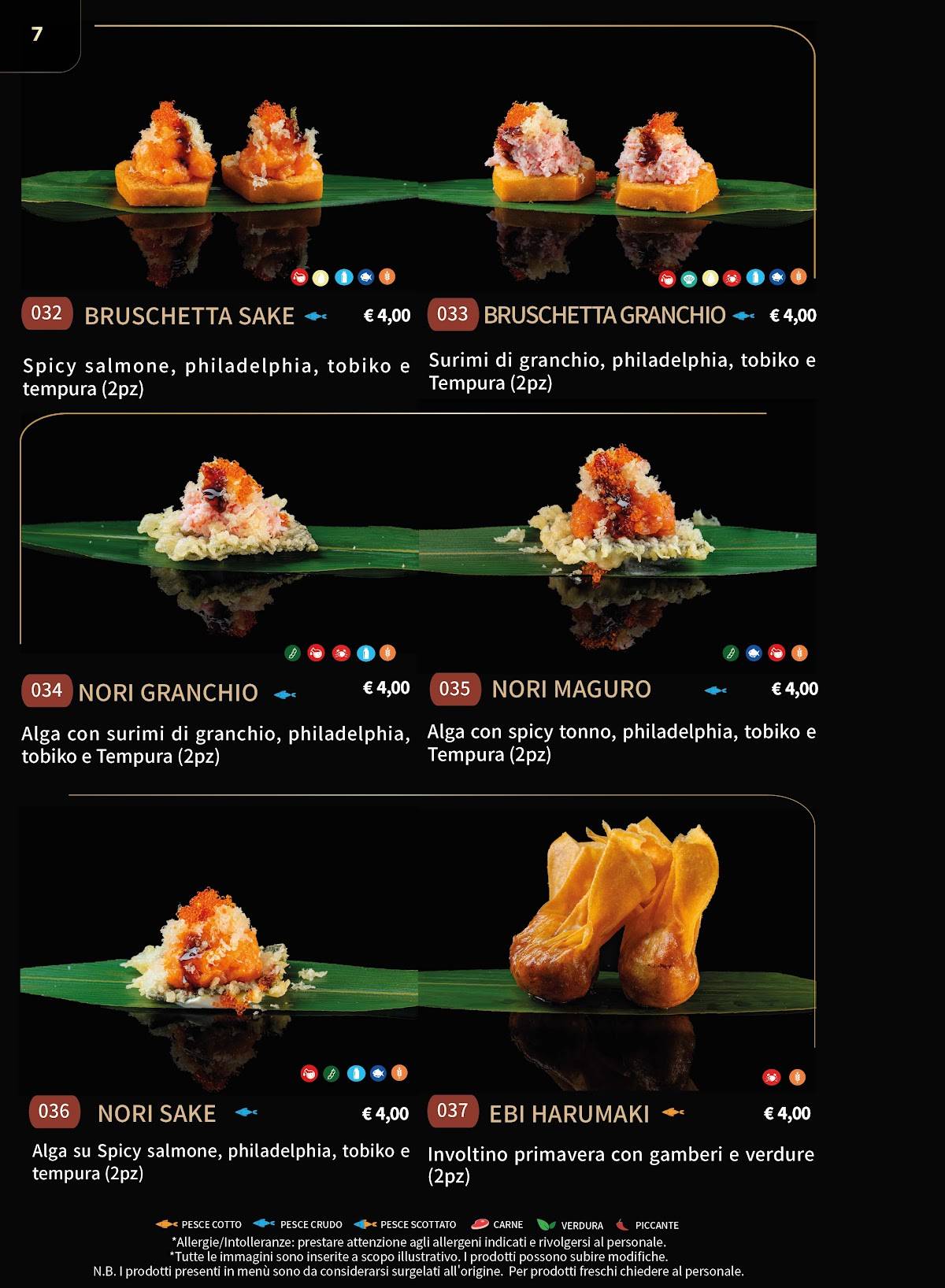 Menu di Gohan Modica - Ristorante Giapponese 