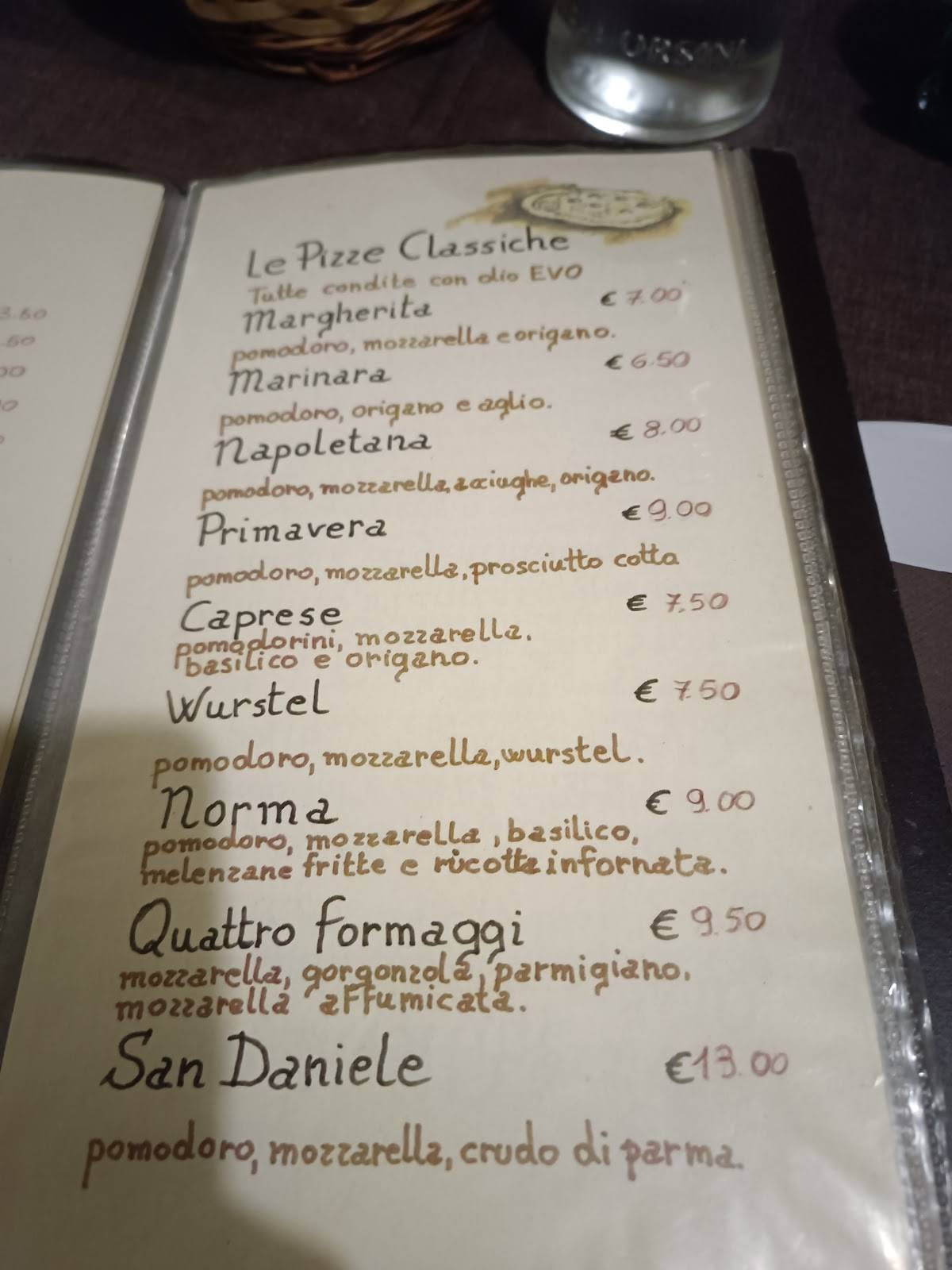 Menu di Mokarta 