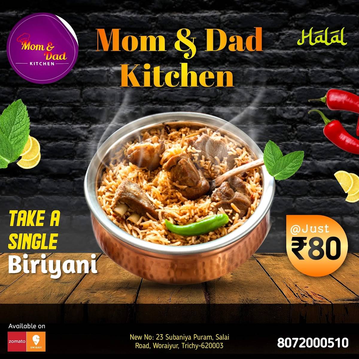 Mom & Dad Kitchen menu