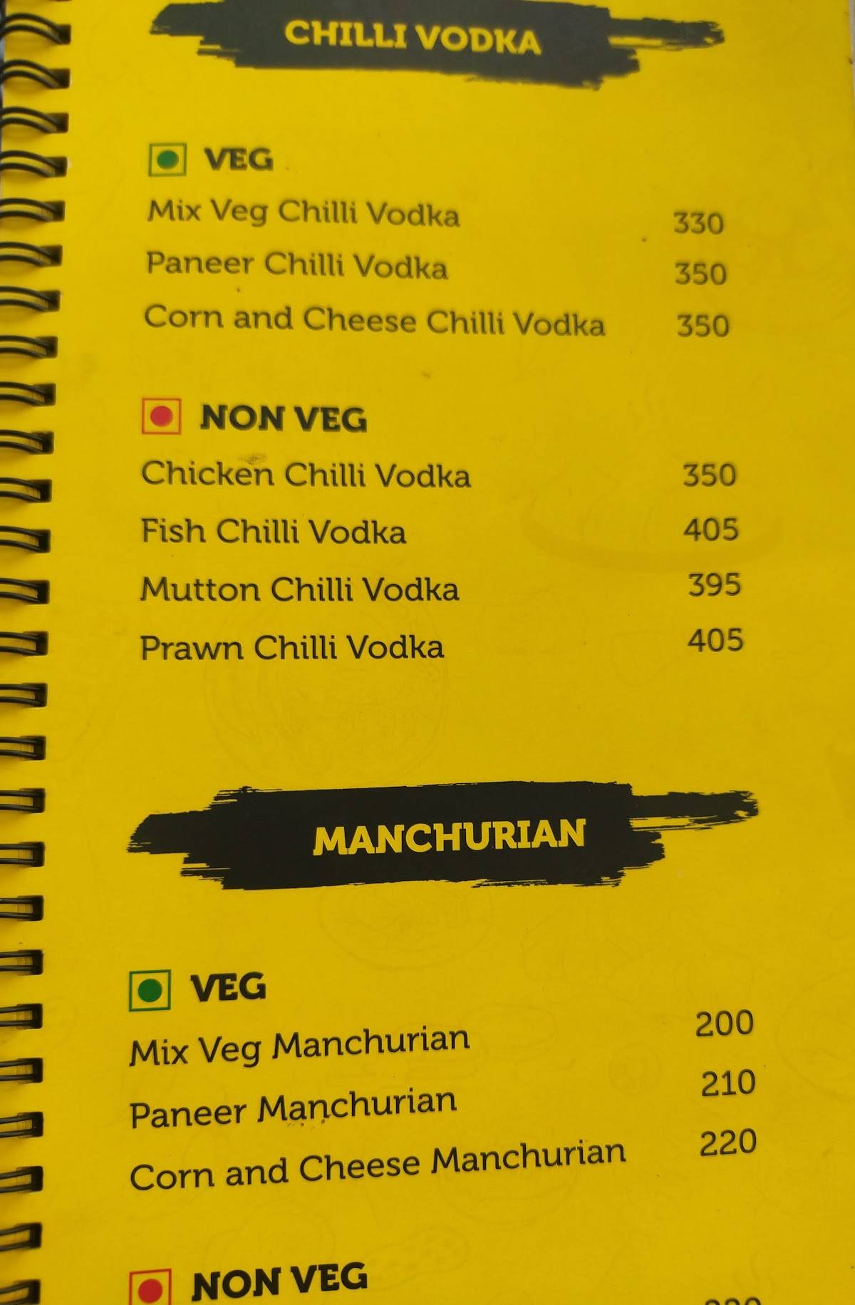 Momolicious menu