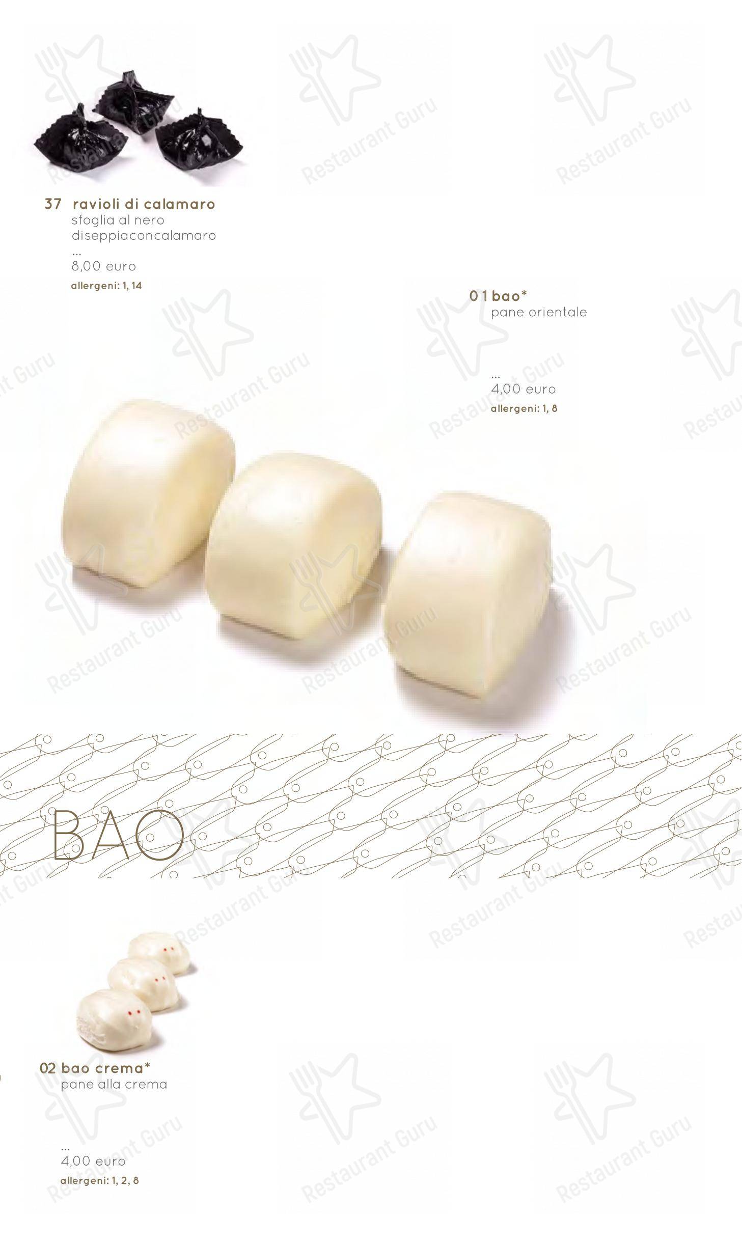 Menu bar per Moyà Asian Fusion Restaurant ristorante