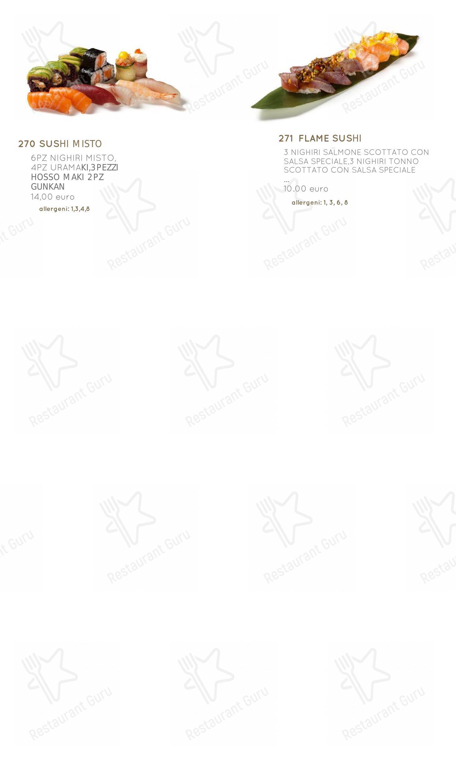 Menu di Moyà Asian Fusion Restaurant - Menu