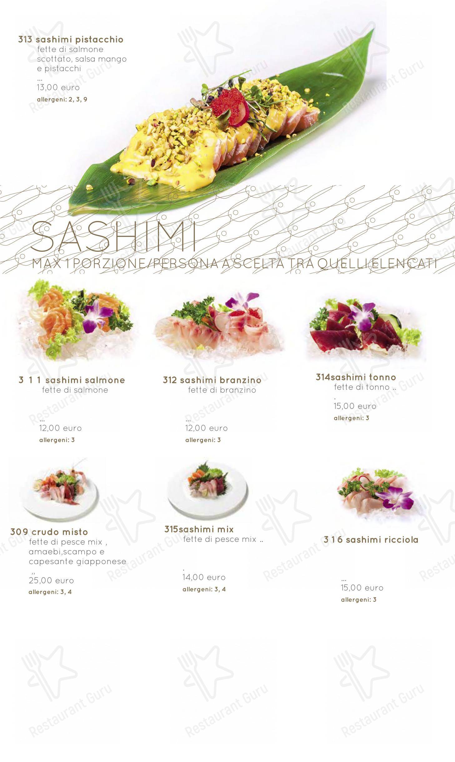 Menu bar per Moyà Asian Fusion Restaurant in Empoli