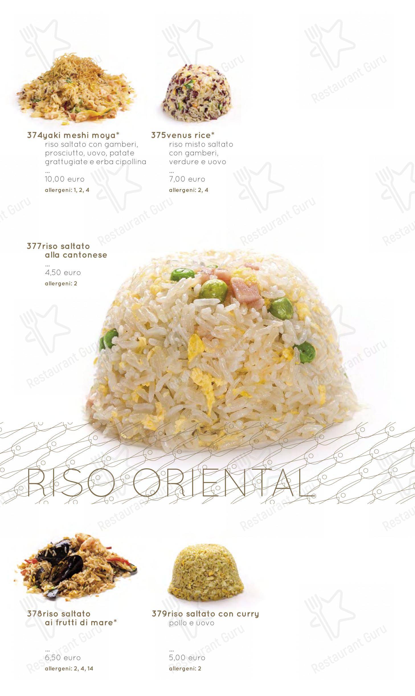 Menu bar per Moyà Asian Fusion Restaurant in Empoli