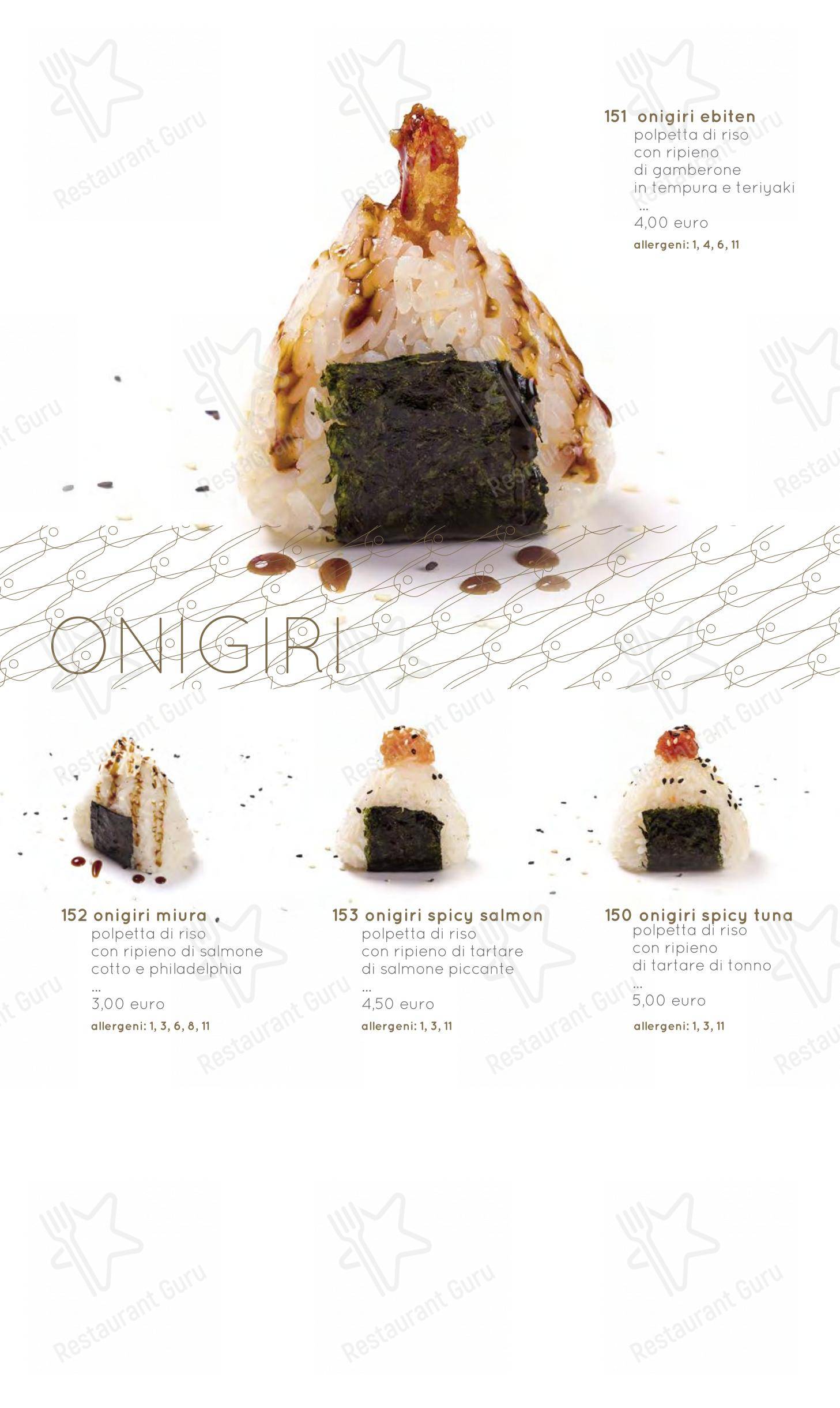 Menu di Moyà Asian Fusion Restaurant - Menu