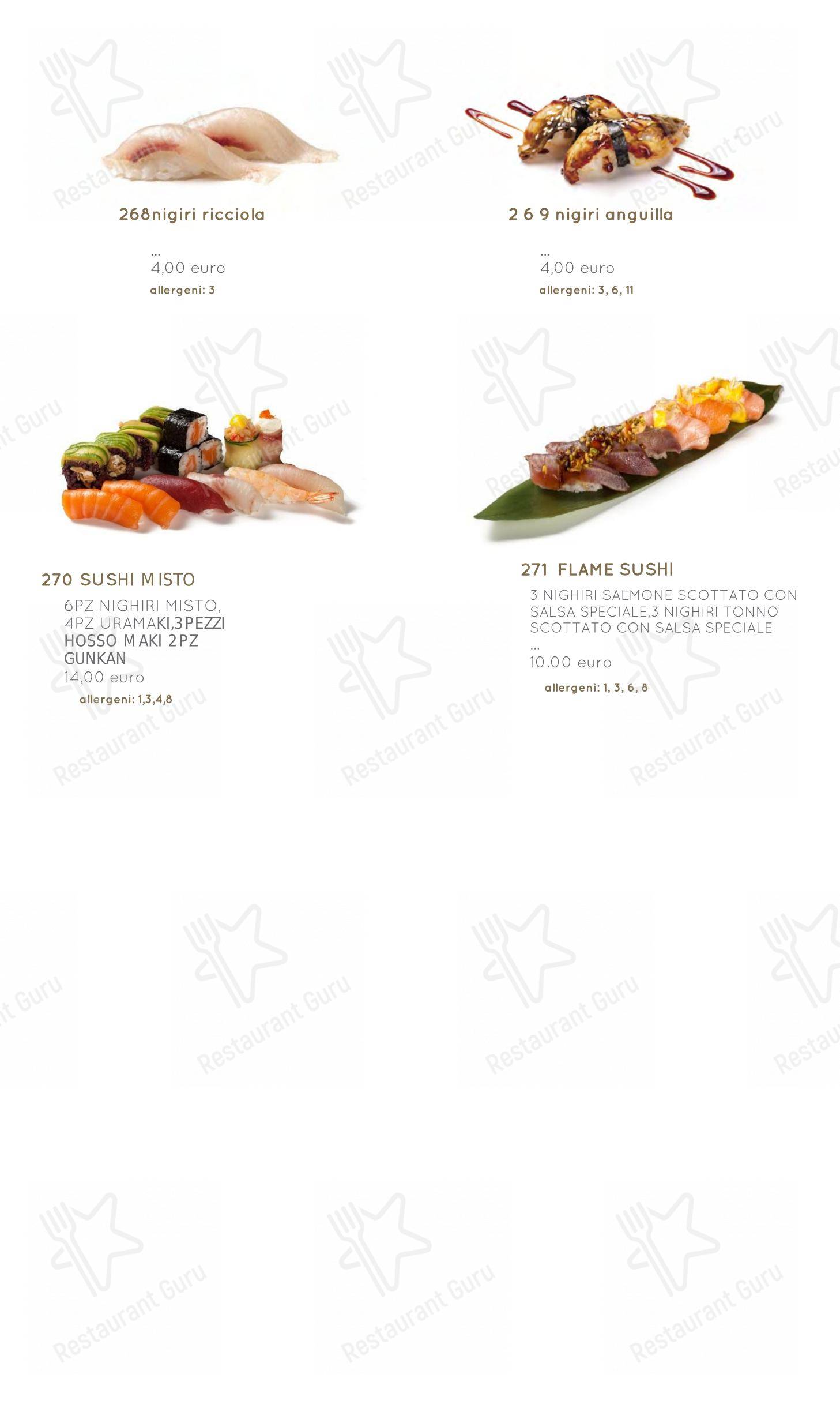 Menu bar per Moyà Asian Fusion Restaurant in Empoli