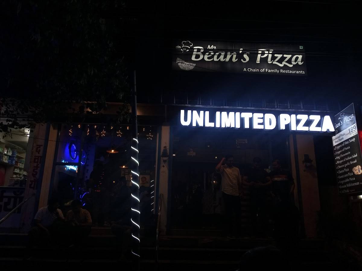Mr.Bean's Pizza menu