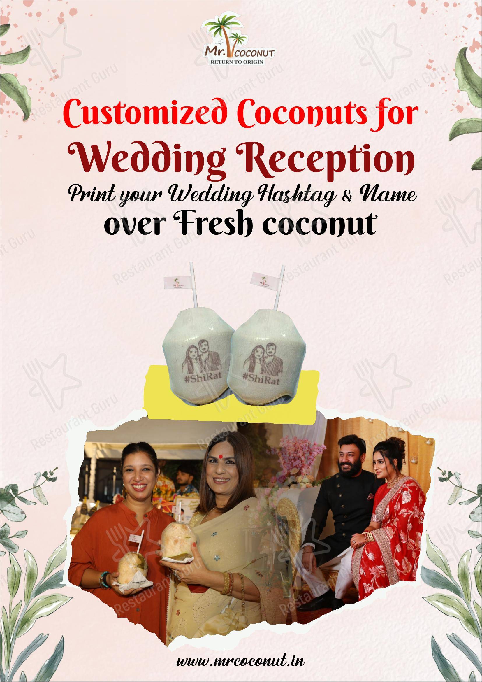 Menu for the Mr.Coconut Cafe Barbeque And Resturant restaurant