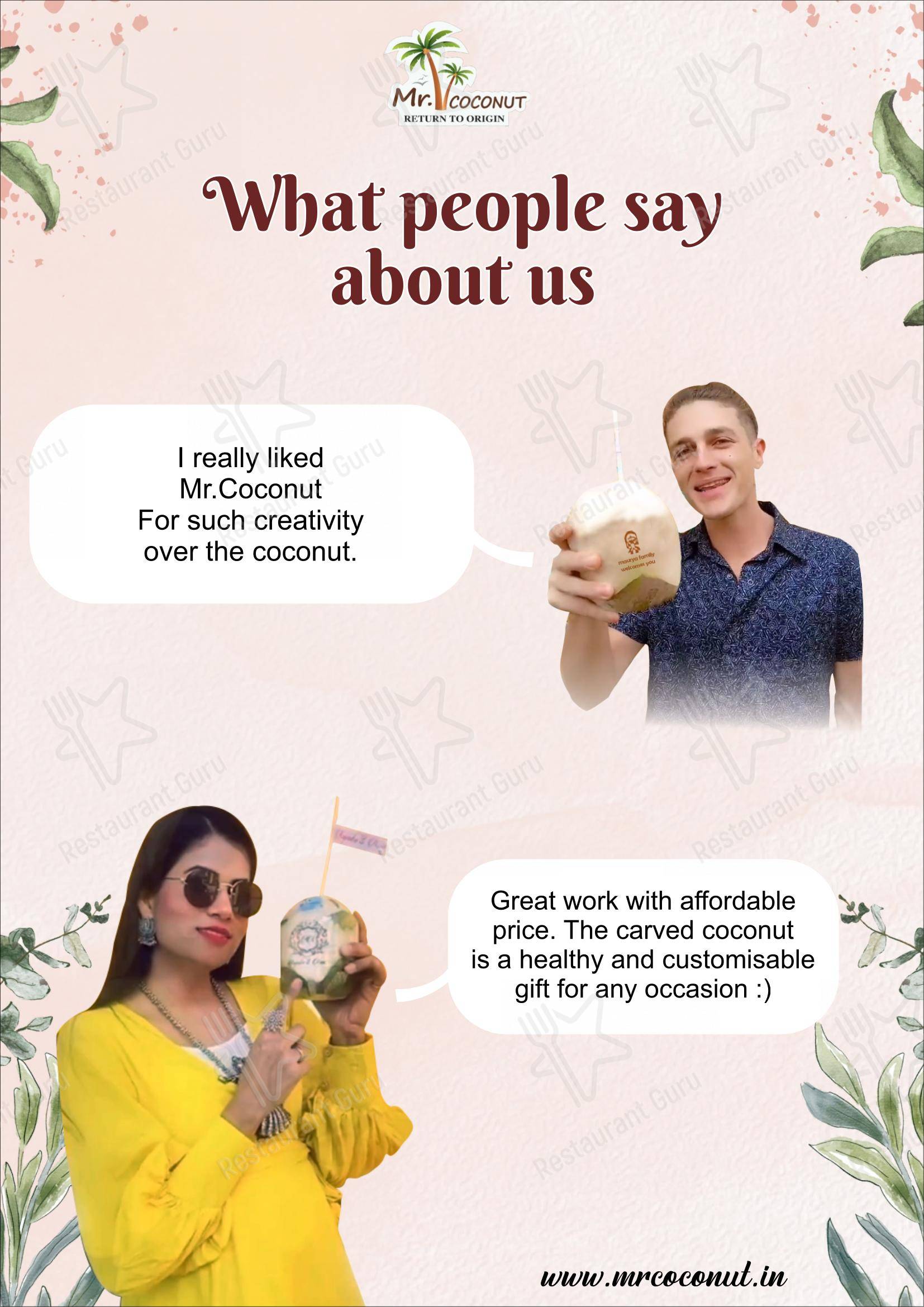 Mr.Coconut Cafe Barbeque And Resturant in Hathras - Menu