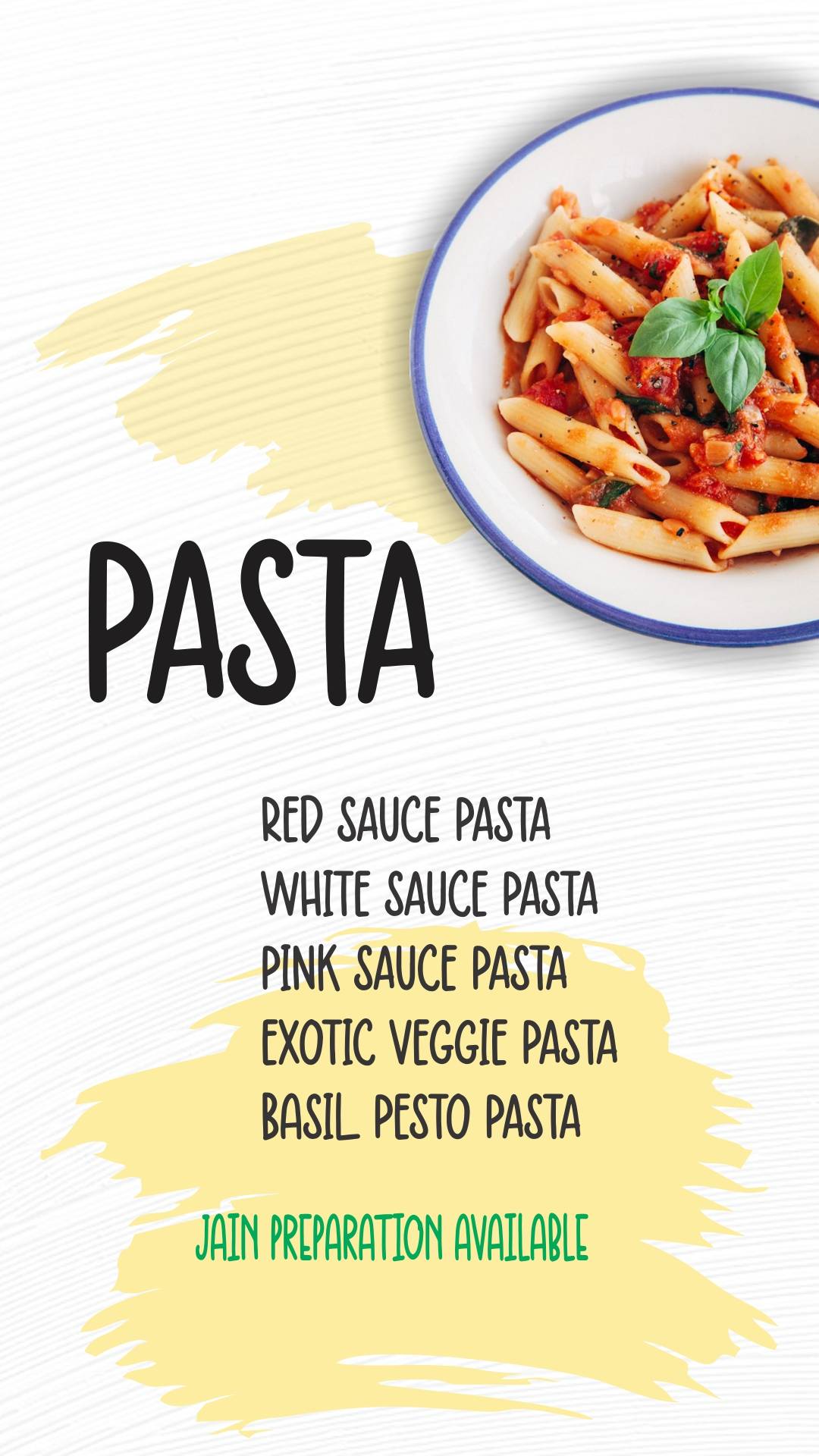 Videsi Locha menu