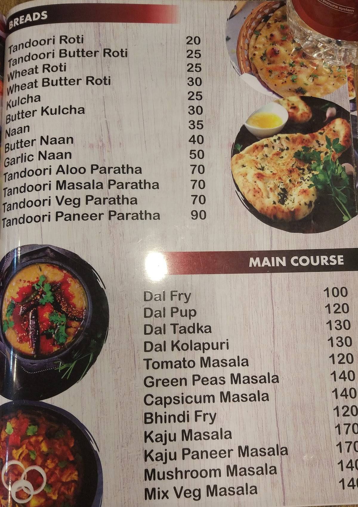 Mutha's kitchen menu