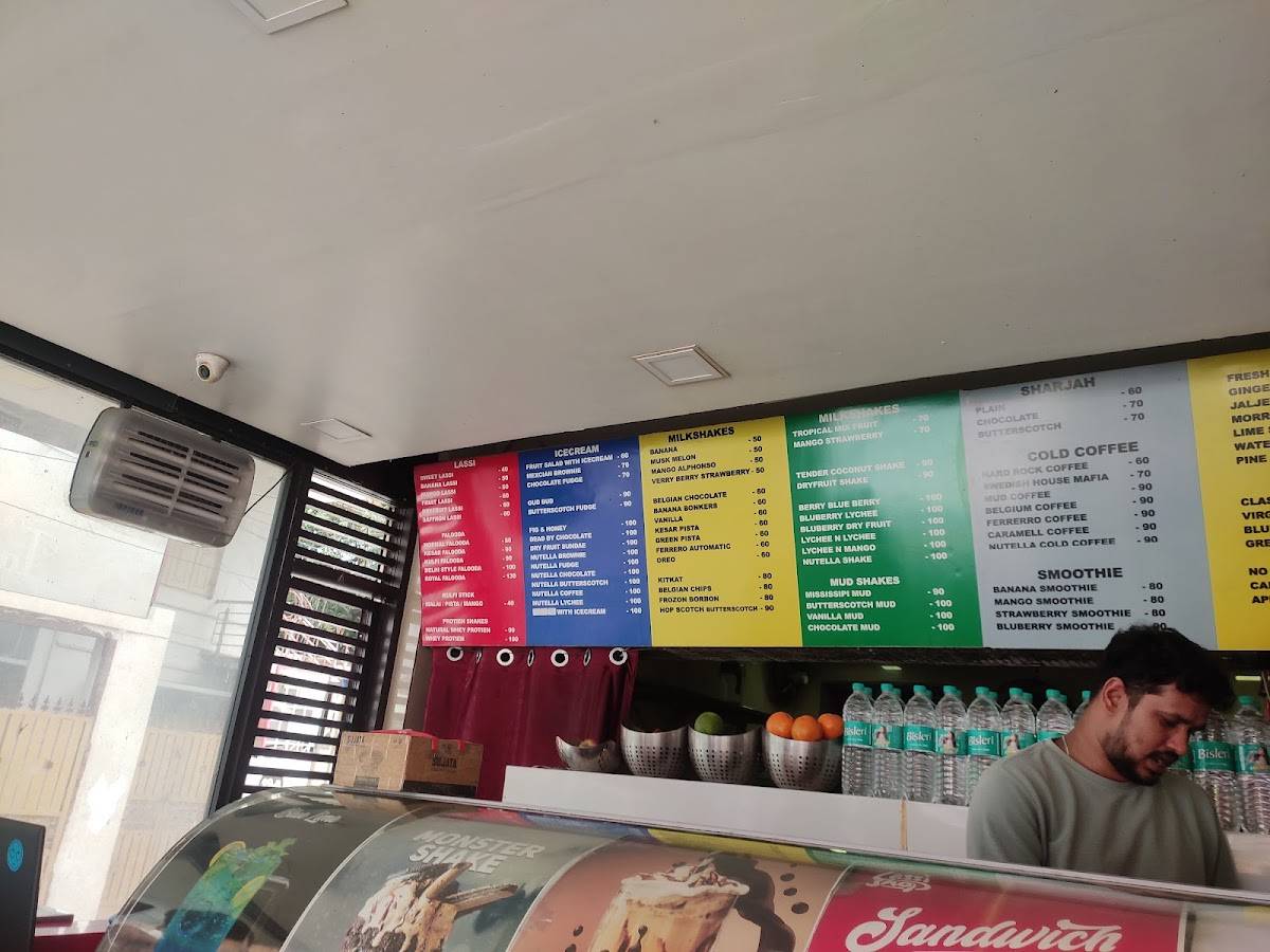 Lassi Shop menu