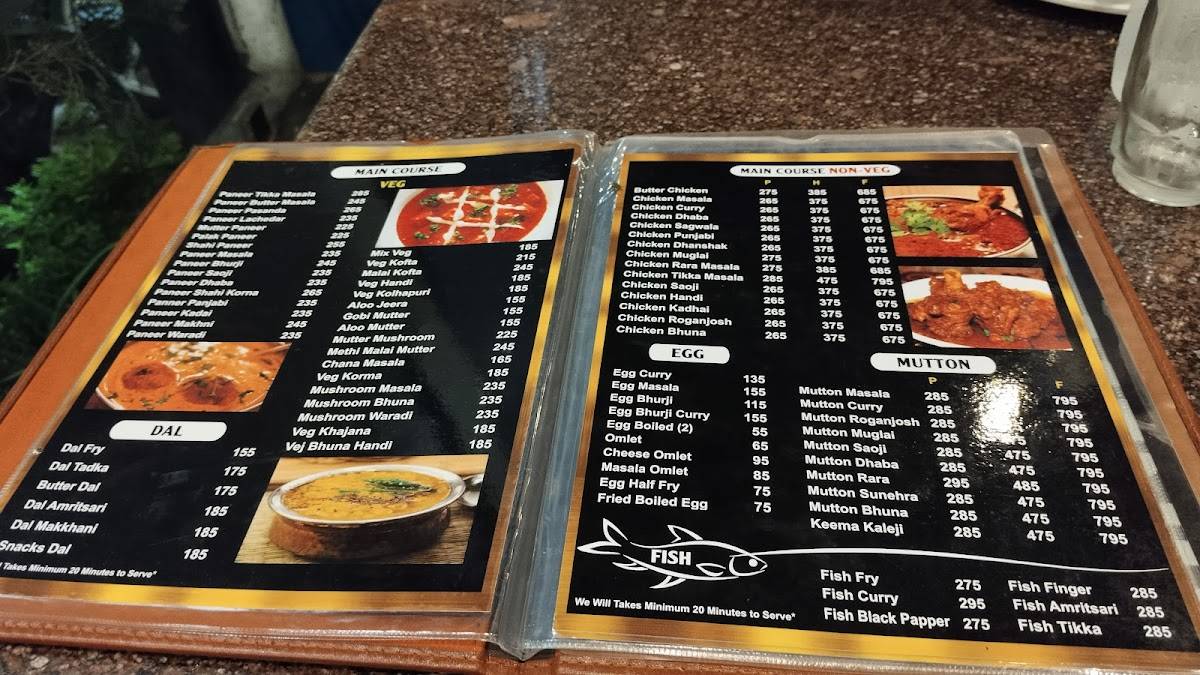 King's Kitchen menu