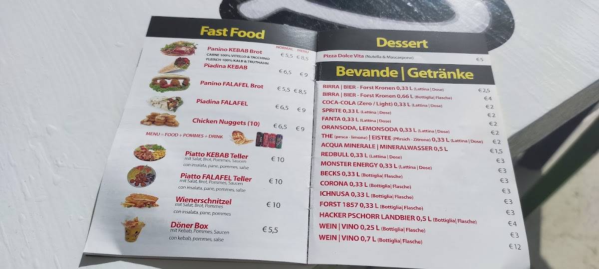 Menu di PIZZA TIME NALLES 