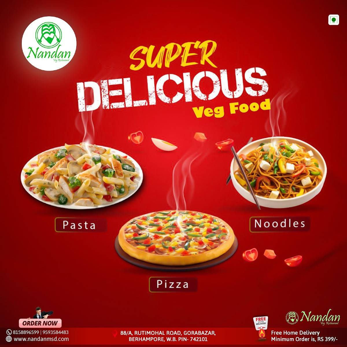 Nandan Restaurant & Nandan Bakery menu