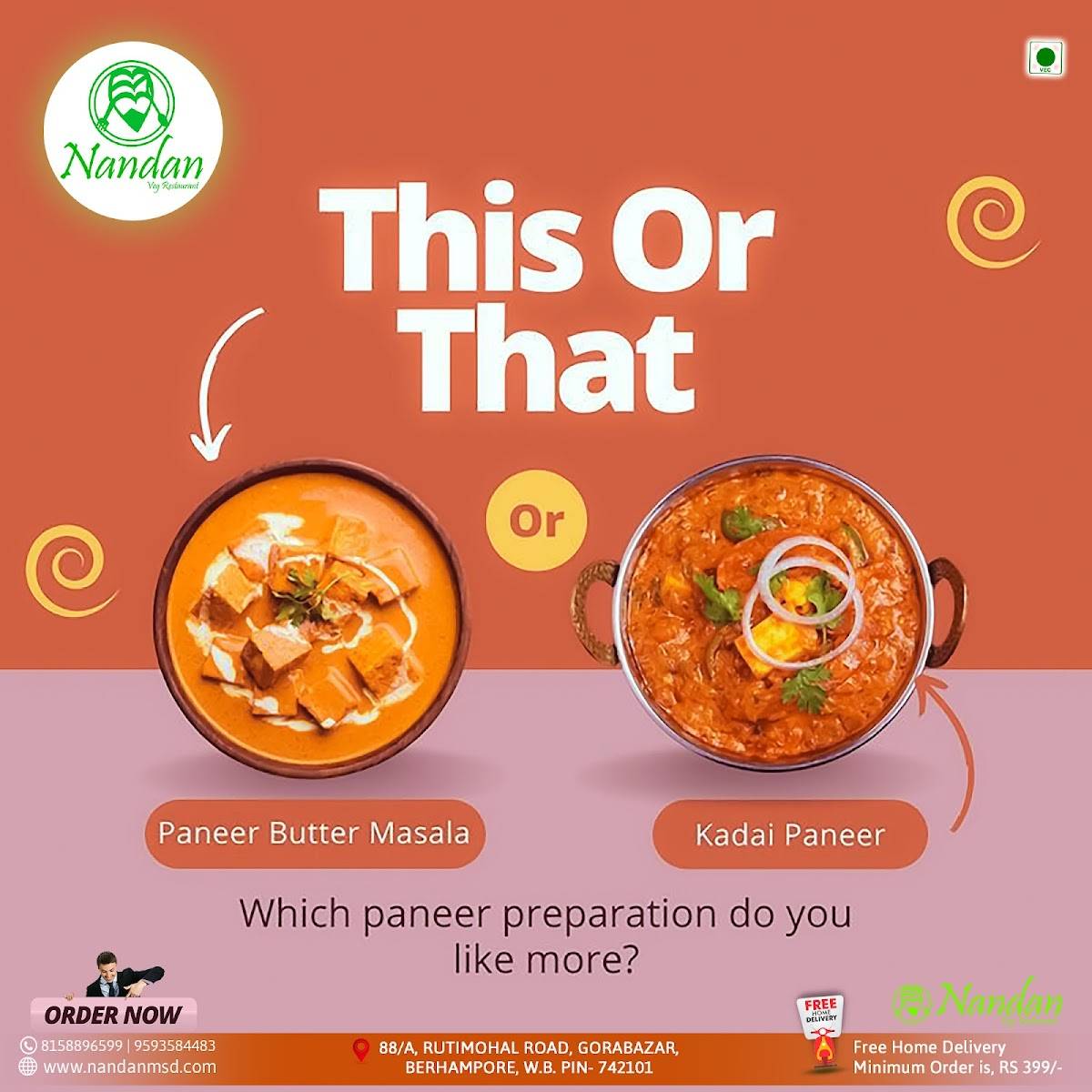 Nandan Restaurant & Nandan Bakery menu