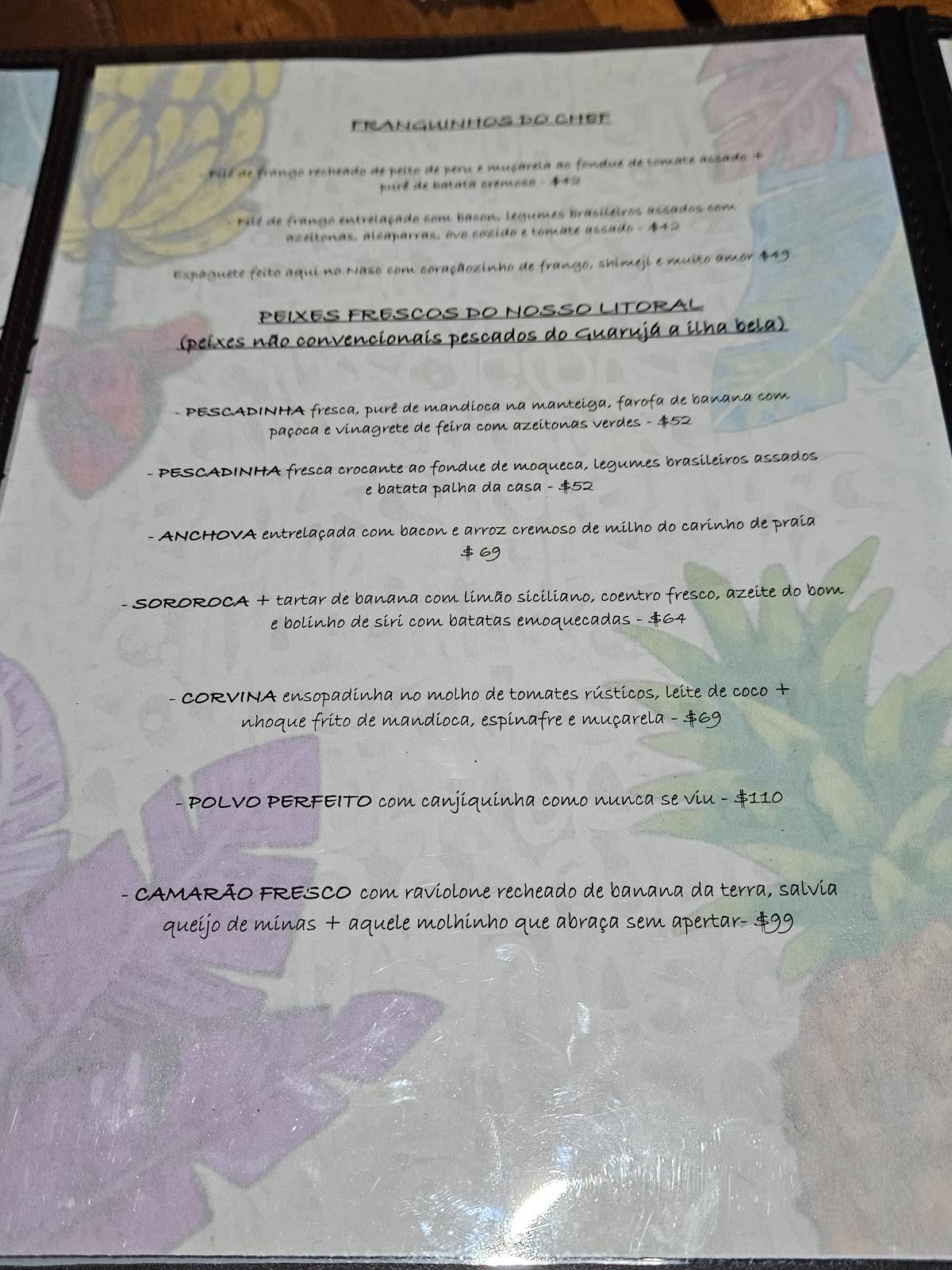 Nasc - Bar & Restaurante cardápio