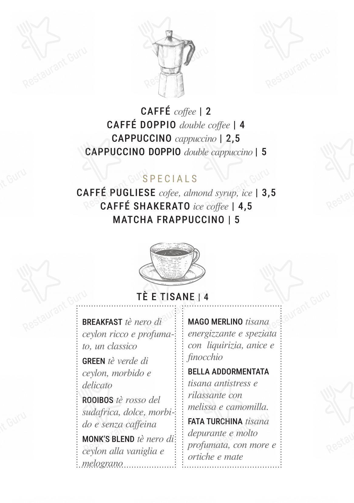 Крафт меню per Necci dal 1924 in Roma
