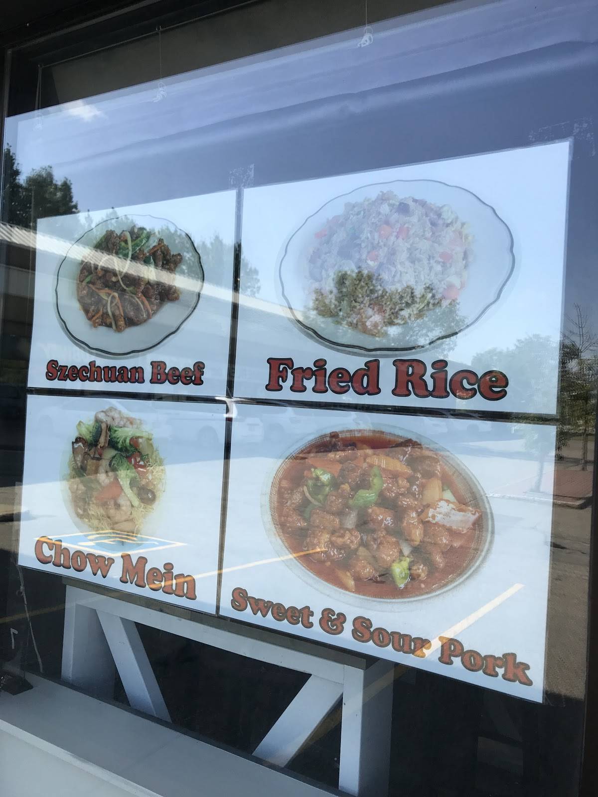 Menu at New Dragon Express restaurant, Edmonton