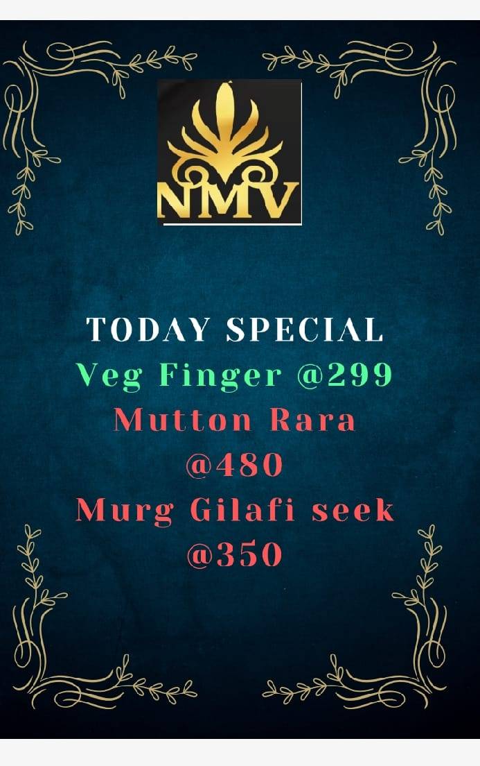 New Mount View Hotel/Restaurant & Banquet Hall menu