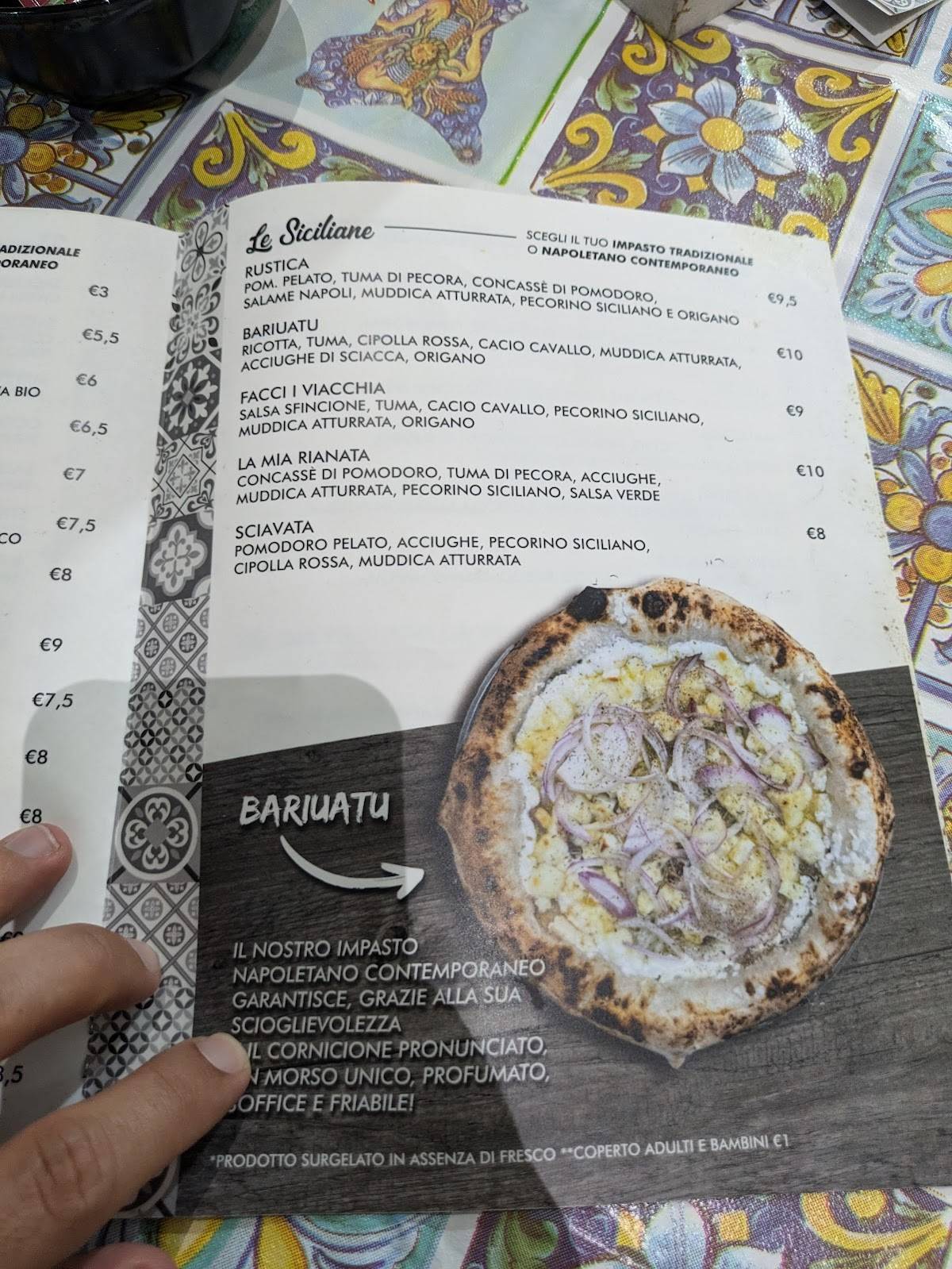 Menu di Nicolosi PHP 