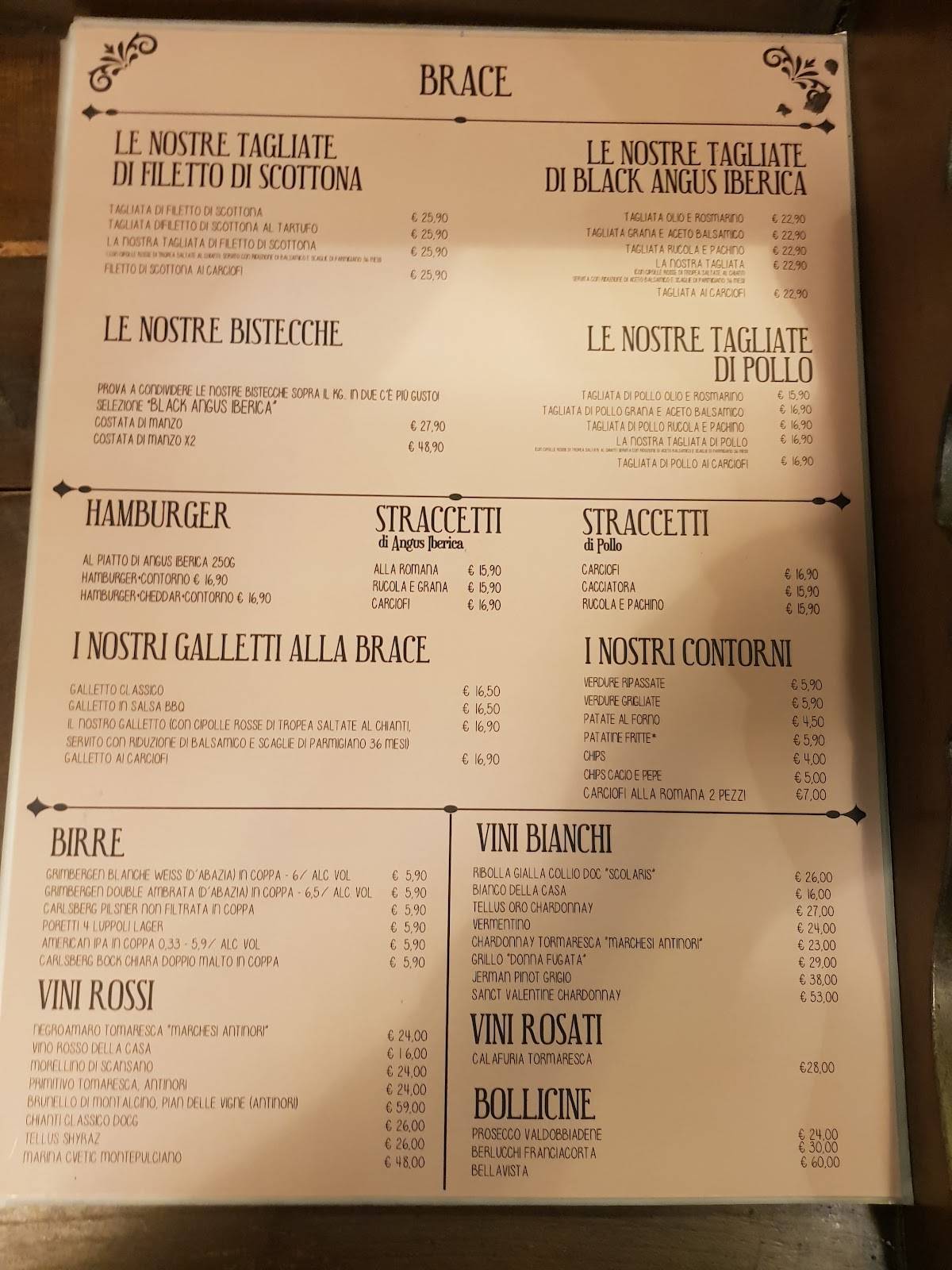 Menu di Nostro - Ristorante Pizzeria Casal Palocco 