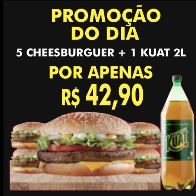 Novo Boca Burger cardápio