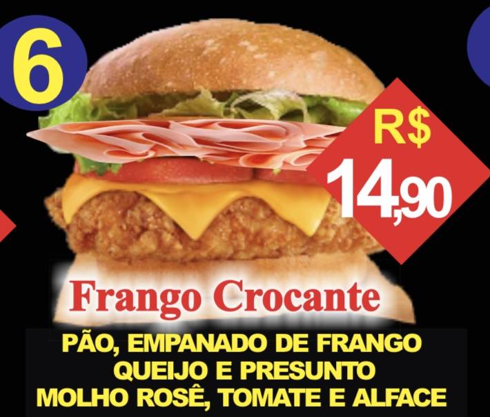 Novo Boca Burger cardápio