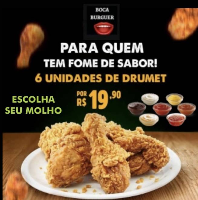Novo Boca Burger cardápio