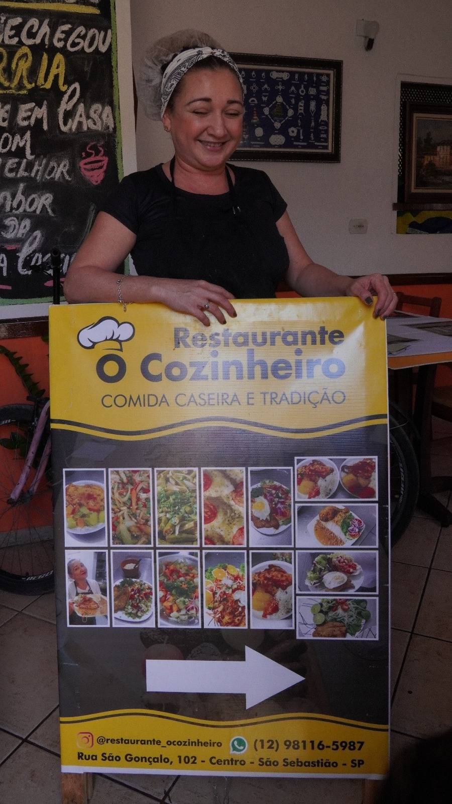 O Cozinheiro cardápio