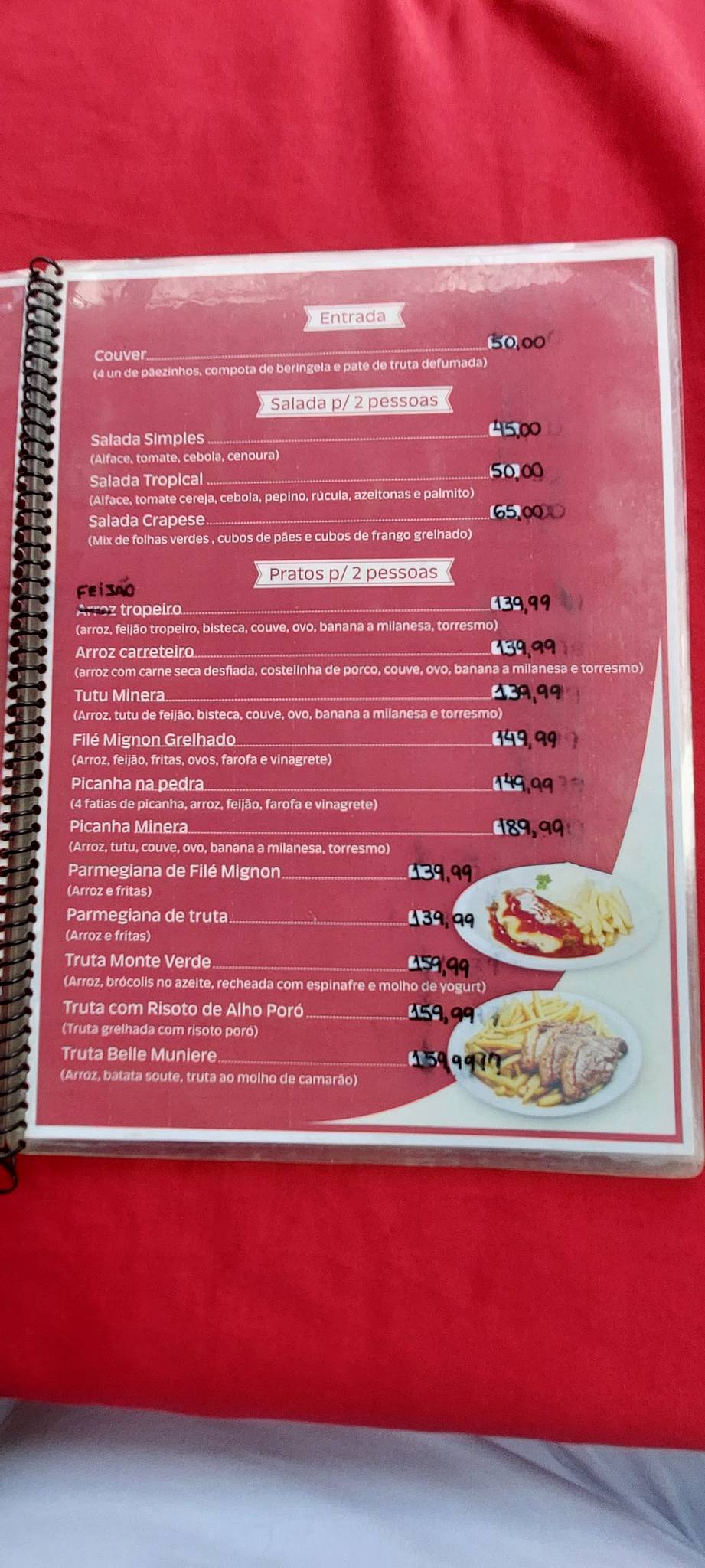 O Forte De Minas cardápio