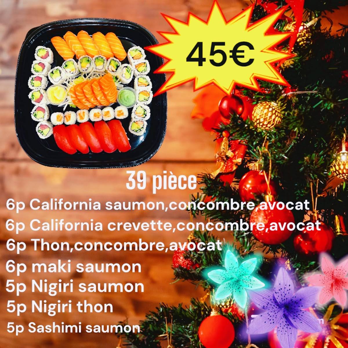 Menu de OKOME SUSHI