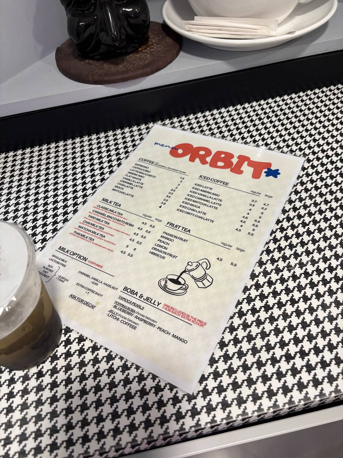 Menu di ORBIT 