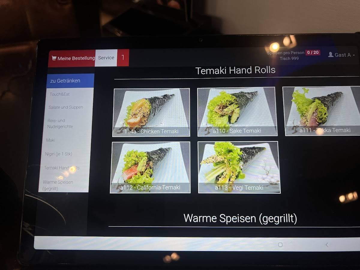 Menu de Restaurant Nagoya Star Sushi & BBQ