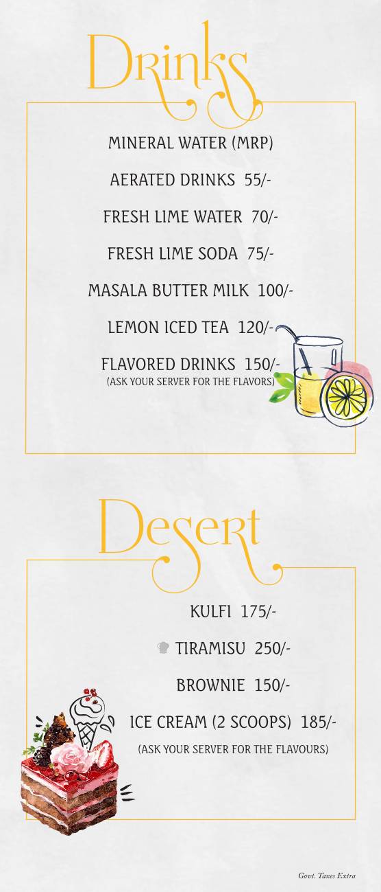 Oliva Veg Restaurant menu