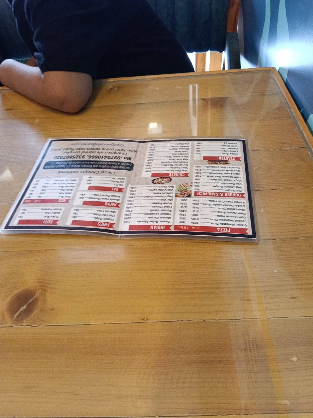 Orangelo Cafe & Bistro menu