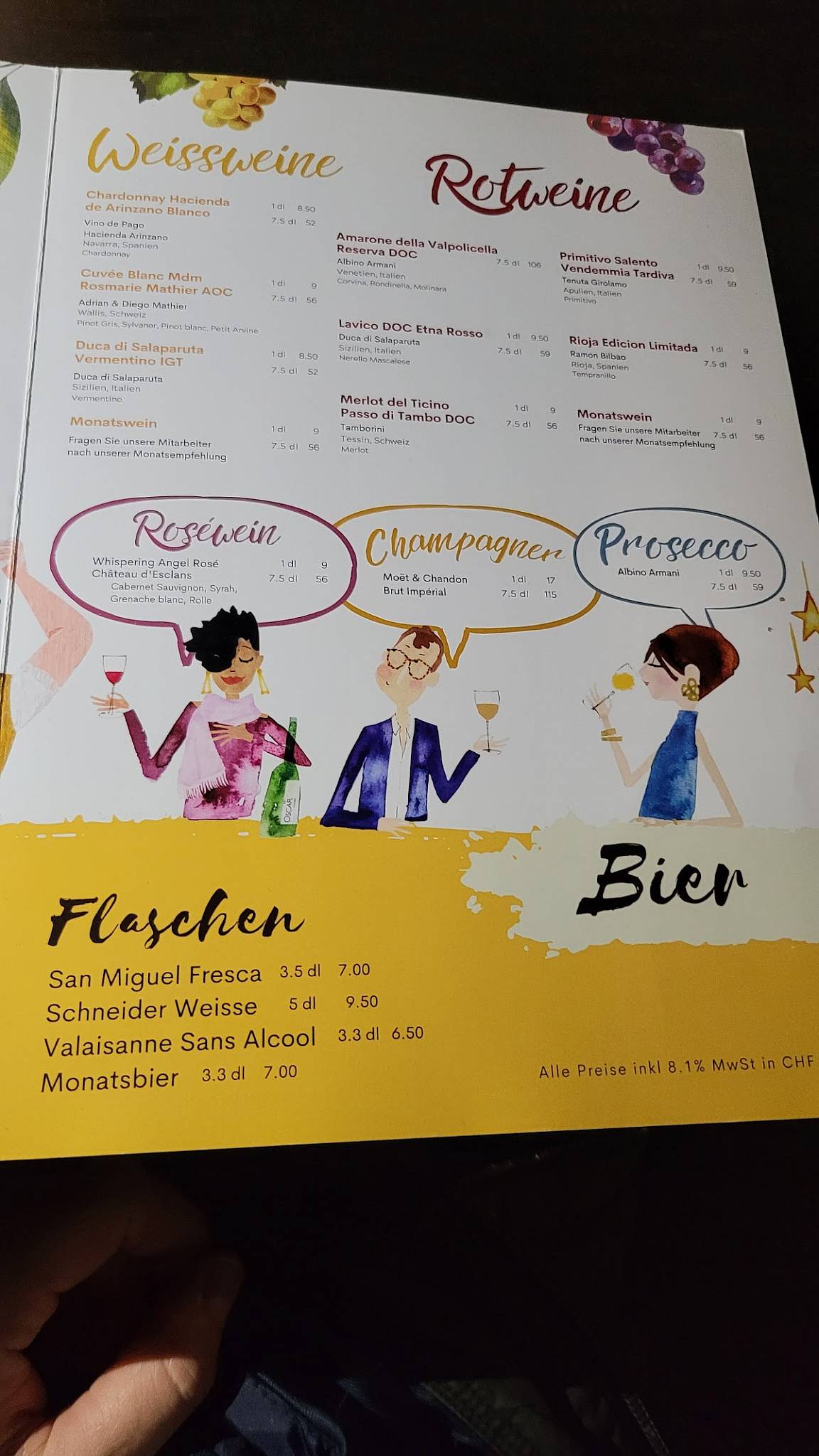 Menu di OscarOne Bar & Lounge 