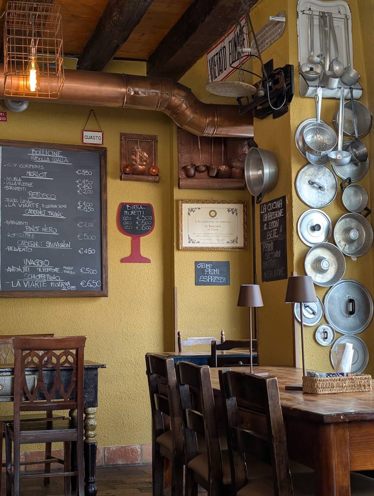 Menu di Osteria Grappolo d'Oro 