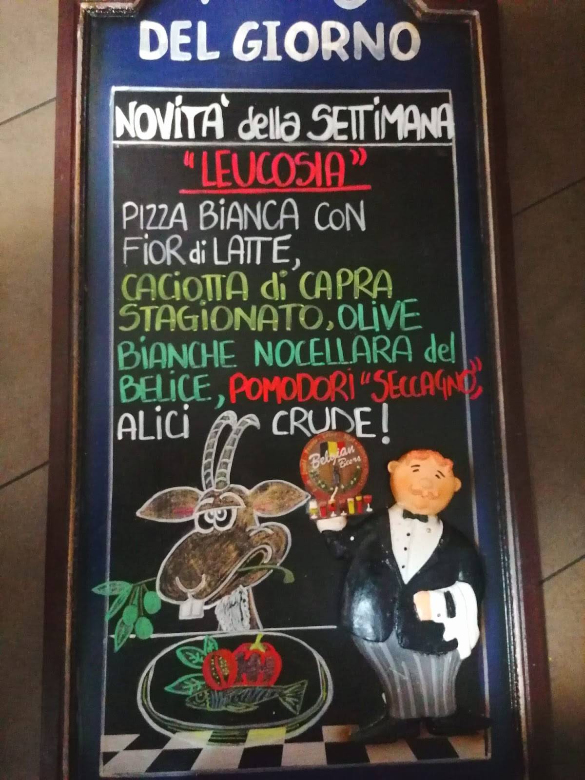 Menu di Osteria Pizzeria La Cornucopia 