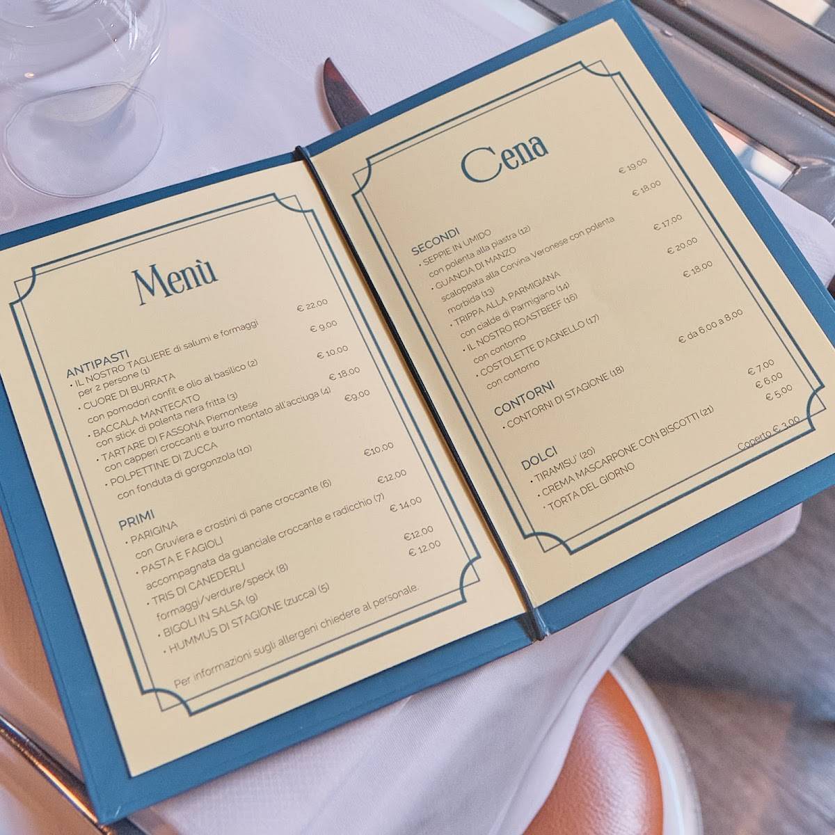 Menu di Osteria San Gregorio 