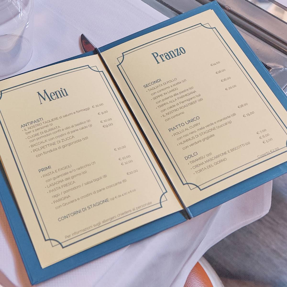 Menu di Osteria San Gregorio 