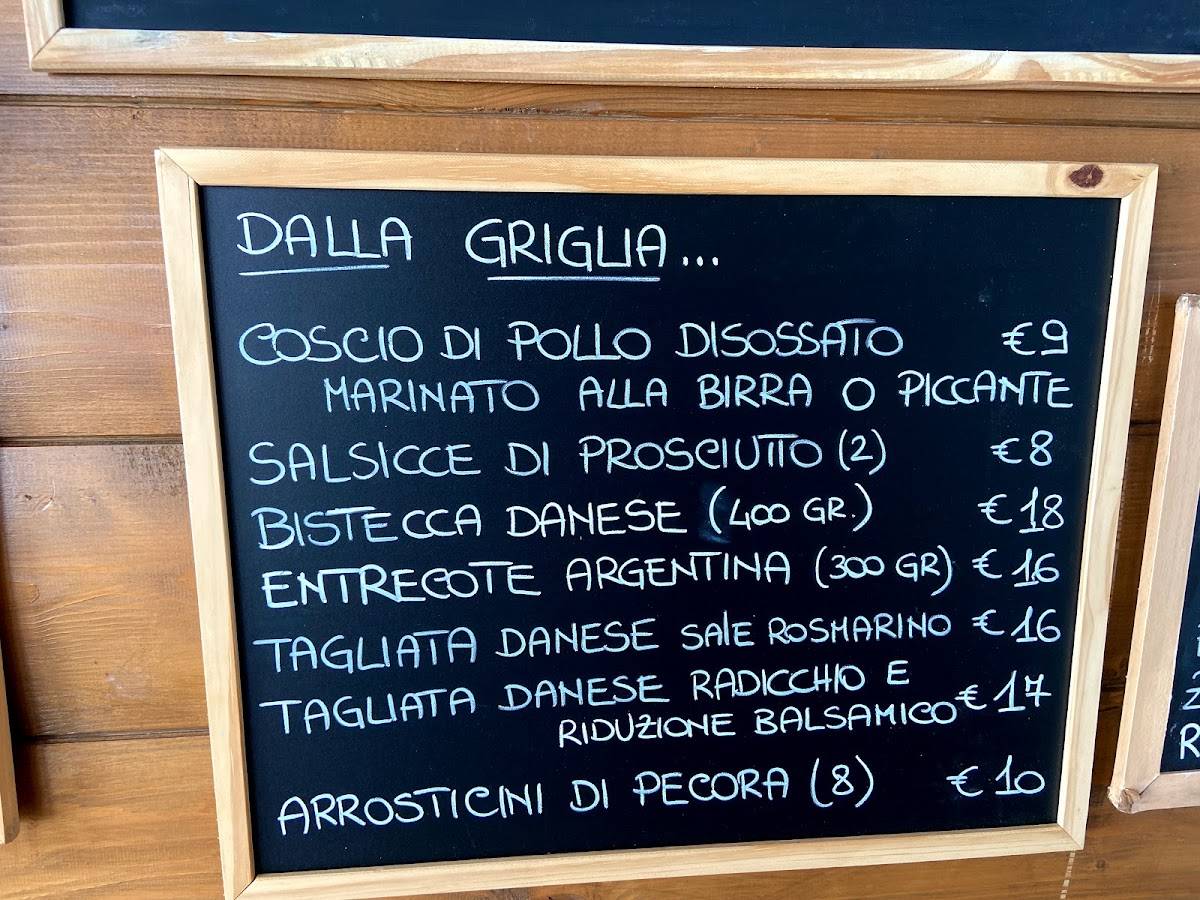 Menu di Osteria Scarchilli 