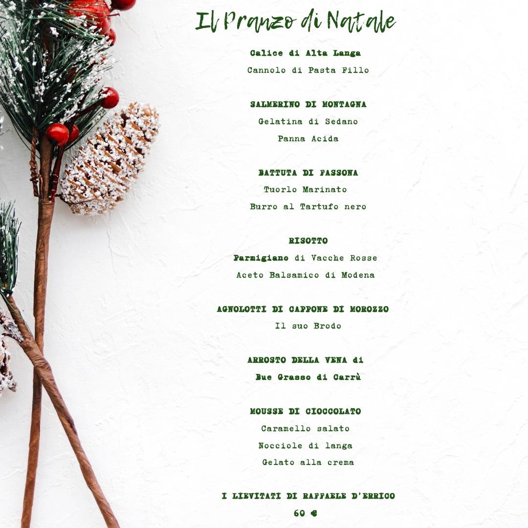 Menu di Osteria Social 