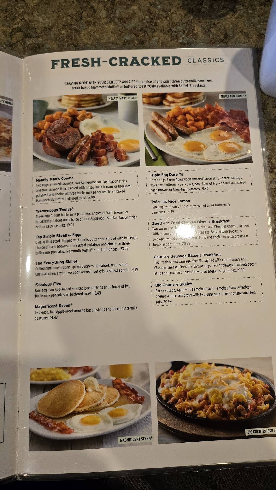 Menu de Perkins American Food Co.