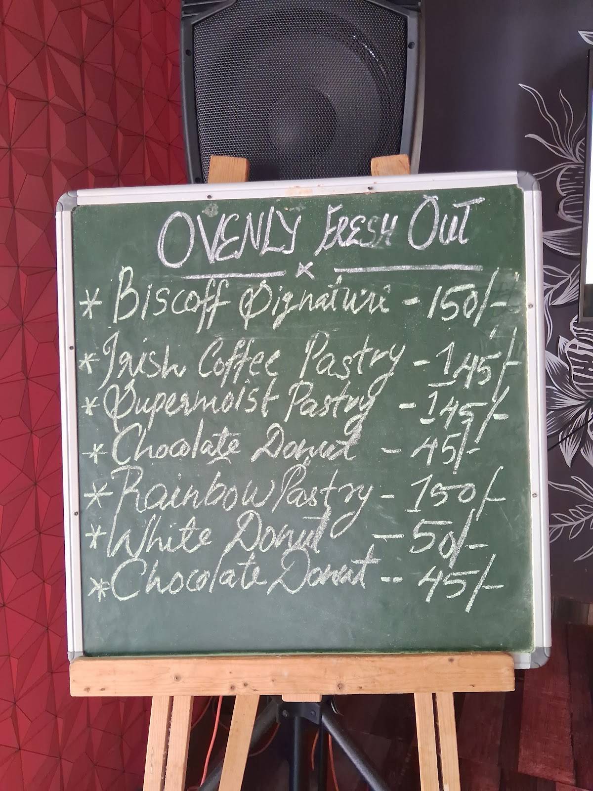 Ovenly menu