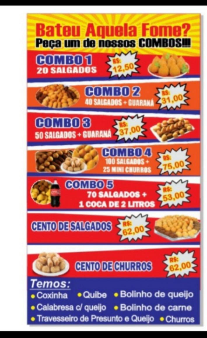 PASTELITA cardápio